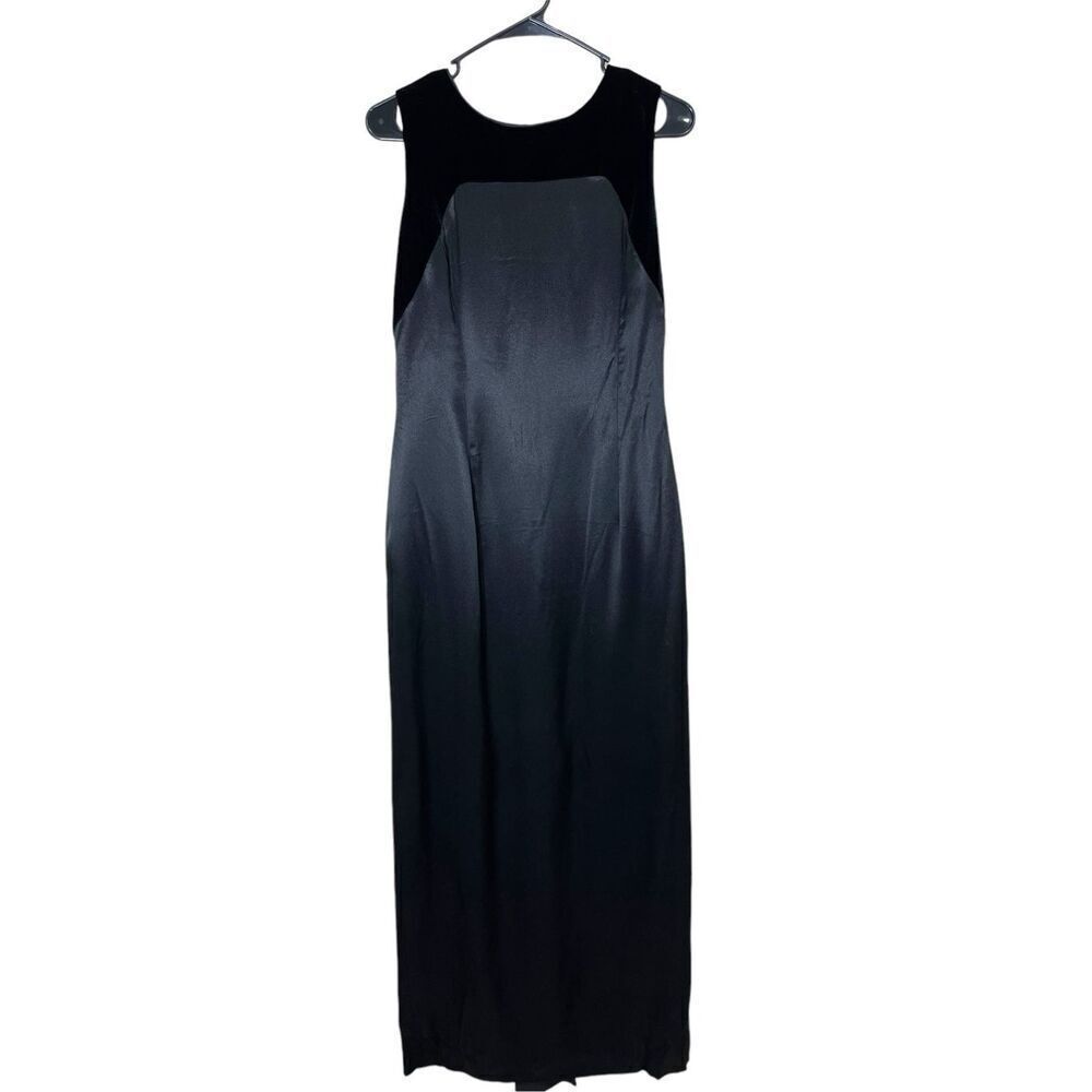 Vintage Scott McClintock 80s‎ Black Gown Dress Size 12